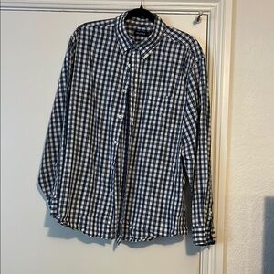 Men's Blue Checkered Shirt